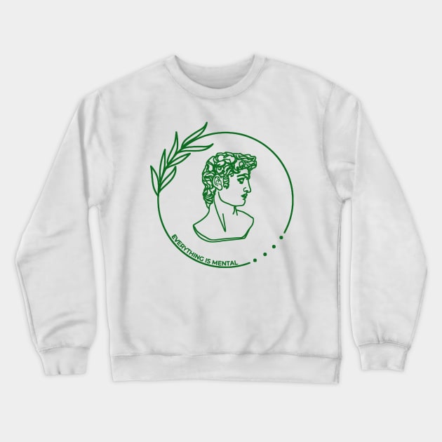 Greek sculpture (David) Crewneck Sweatshirt by Avash